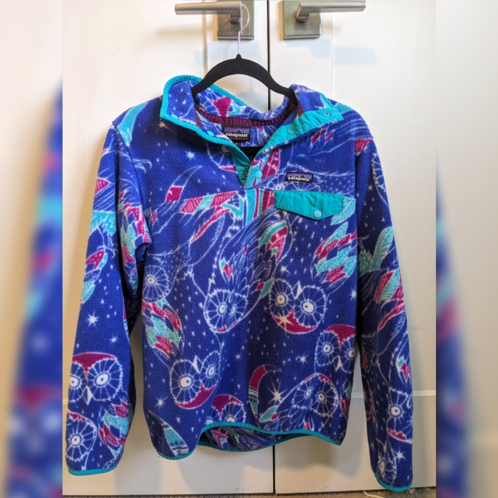 Patagonia Synchilla Sweater - Vintage Owl Print